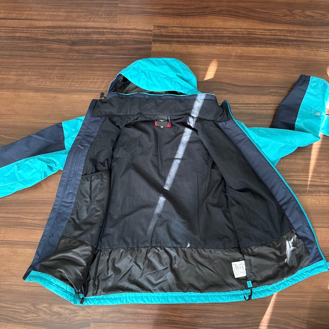 ミズノスキーウェア メンズ　スキージャケット　XL ターコイズブルー