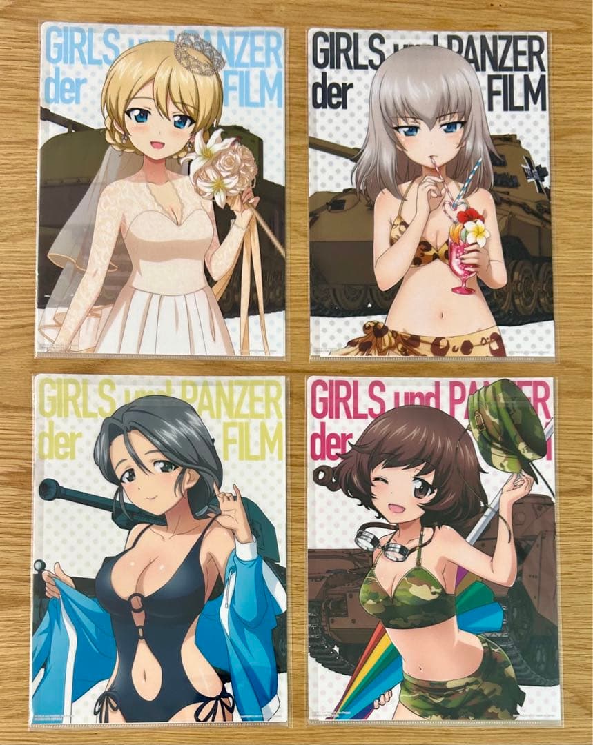 ガールズ＆パンツァー　戦車道大作戦　クリアファイル　まとめ売り　ガルパン