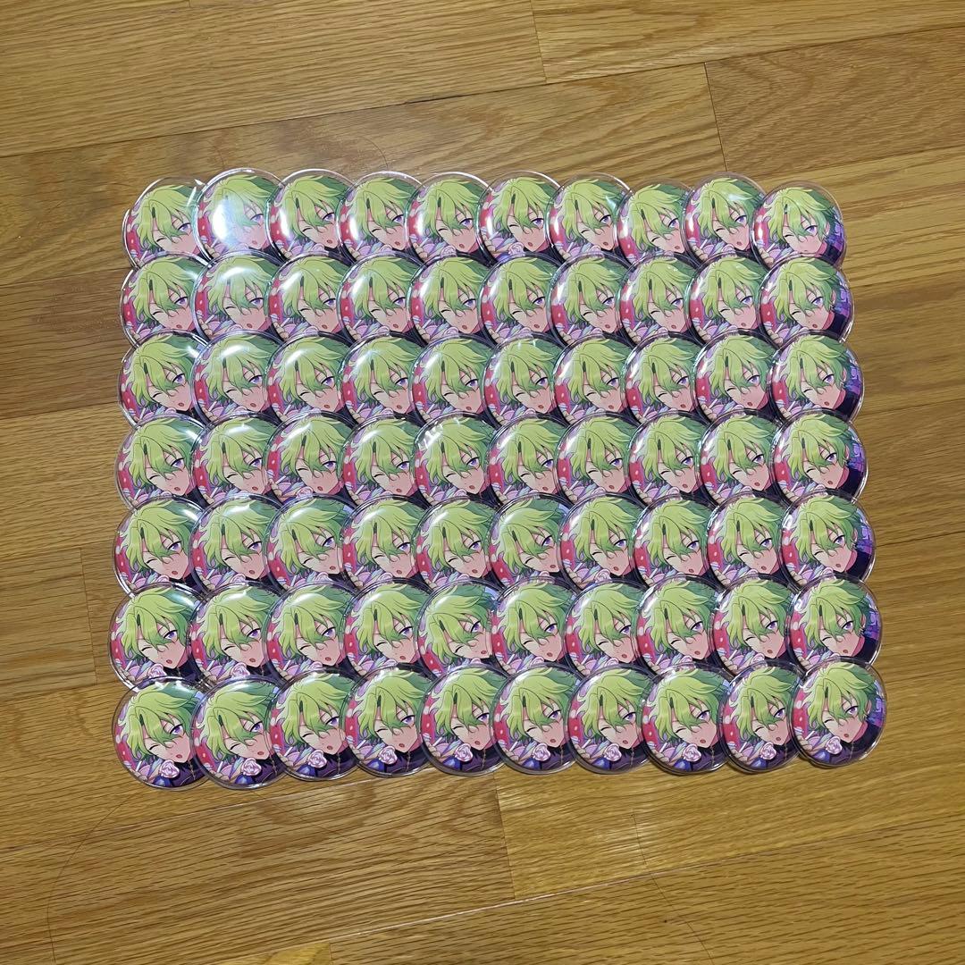 巴日和　缶バッジ 70個