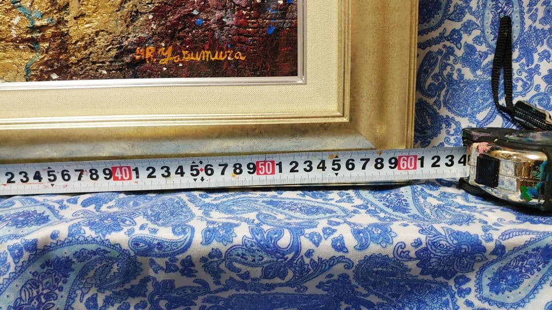 油絵 絵画【紫陽花】