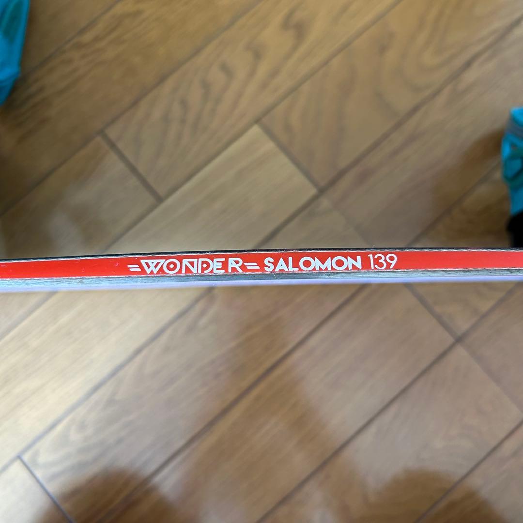 【Salomon】ビンディング付　板 wonder 139cm ホログラムS