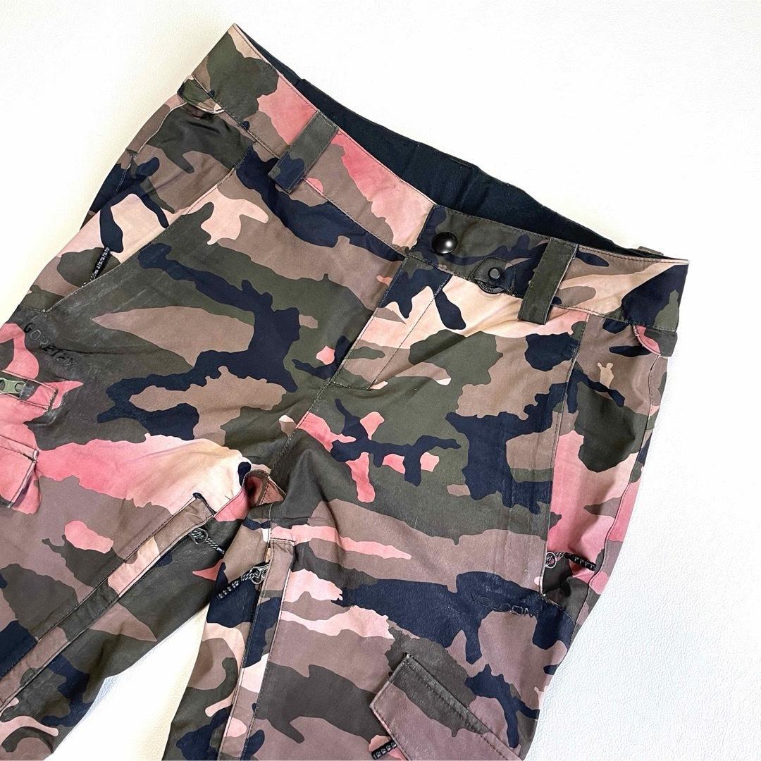 6671 ボルコム　パンツ　迷彩柄　ゴアテックス　カモフラ　スノボ　レディース