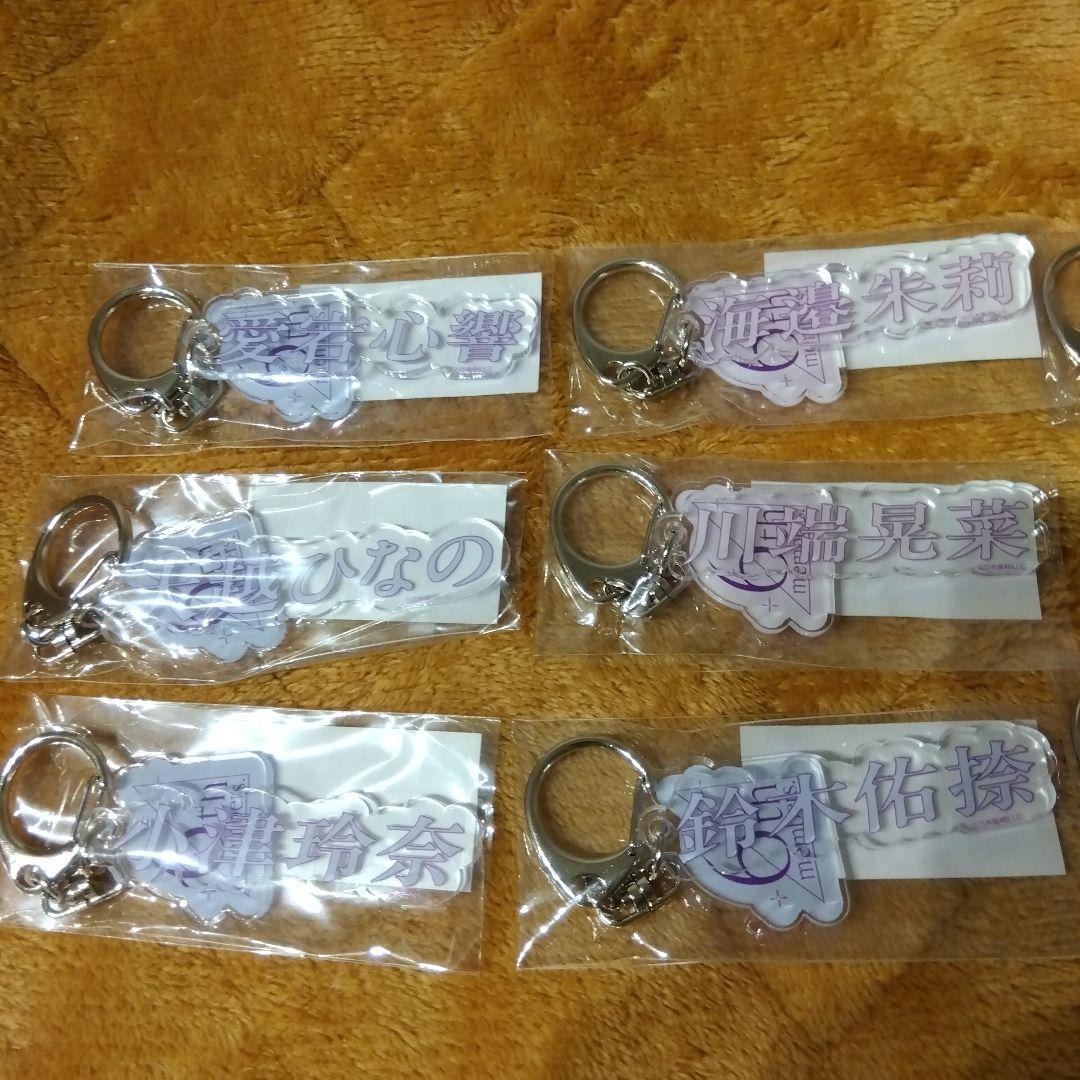 乃木坂46 はじめまして、6期生です　キーホルダー 12個セット