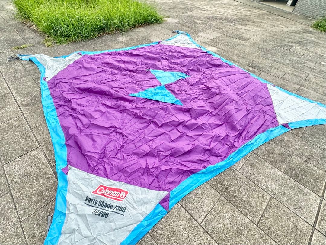 希少 Coleman コールマン パーティーシェード／300 パープル
