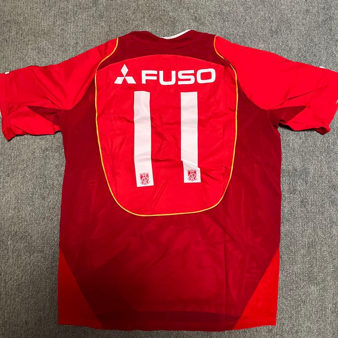 浦和レッズ　ユニホーム　田中達也サイン入り