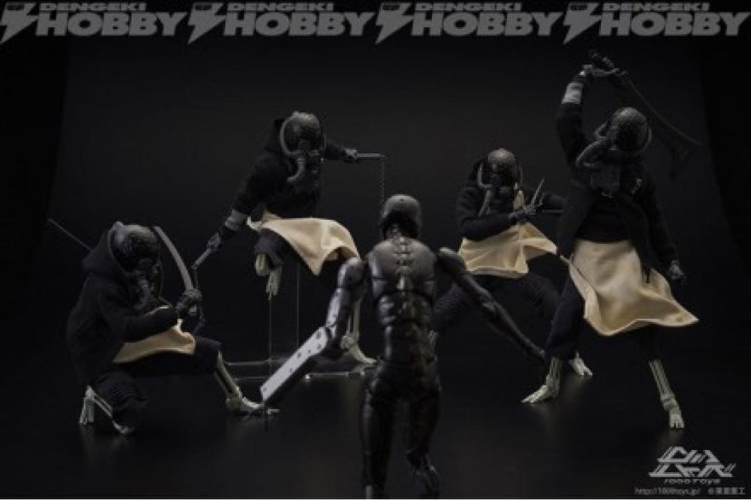 対鹵獲転用体班 緑斑 合成人間 千値練 東亜重工 フィギュア 斧 仮面 グロ