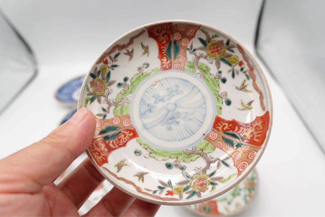 古伊万里皿　明治時期　10枚セット　小皿