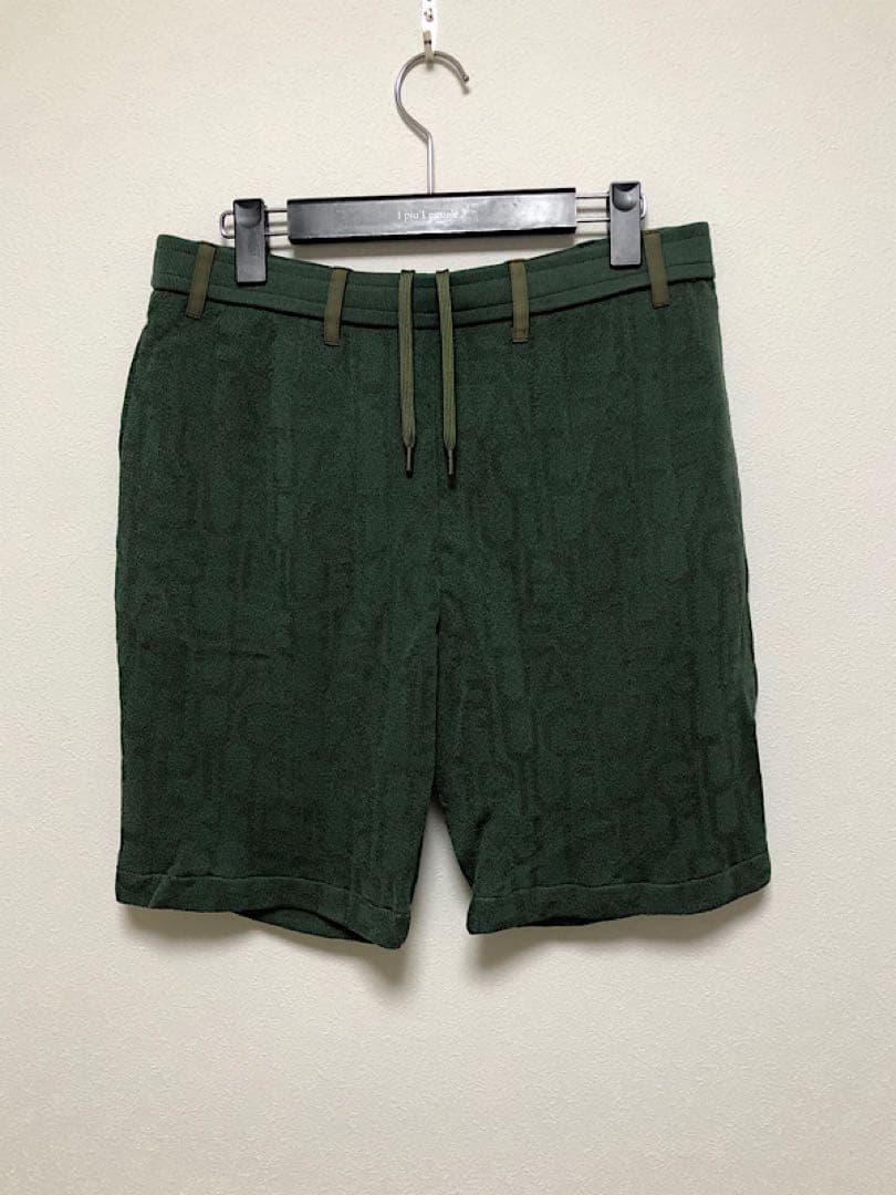 新品1PIU1UGUALE3 GOLF定9.4万24SS半袖ニットセットアップ緑