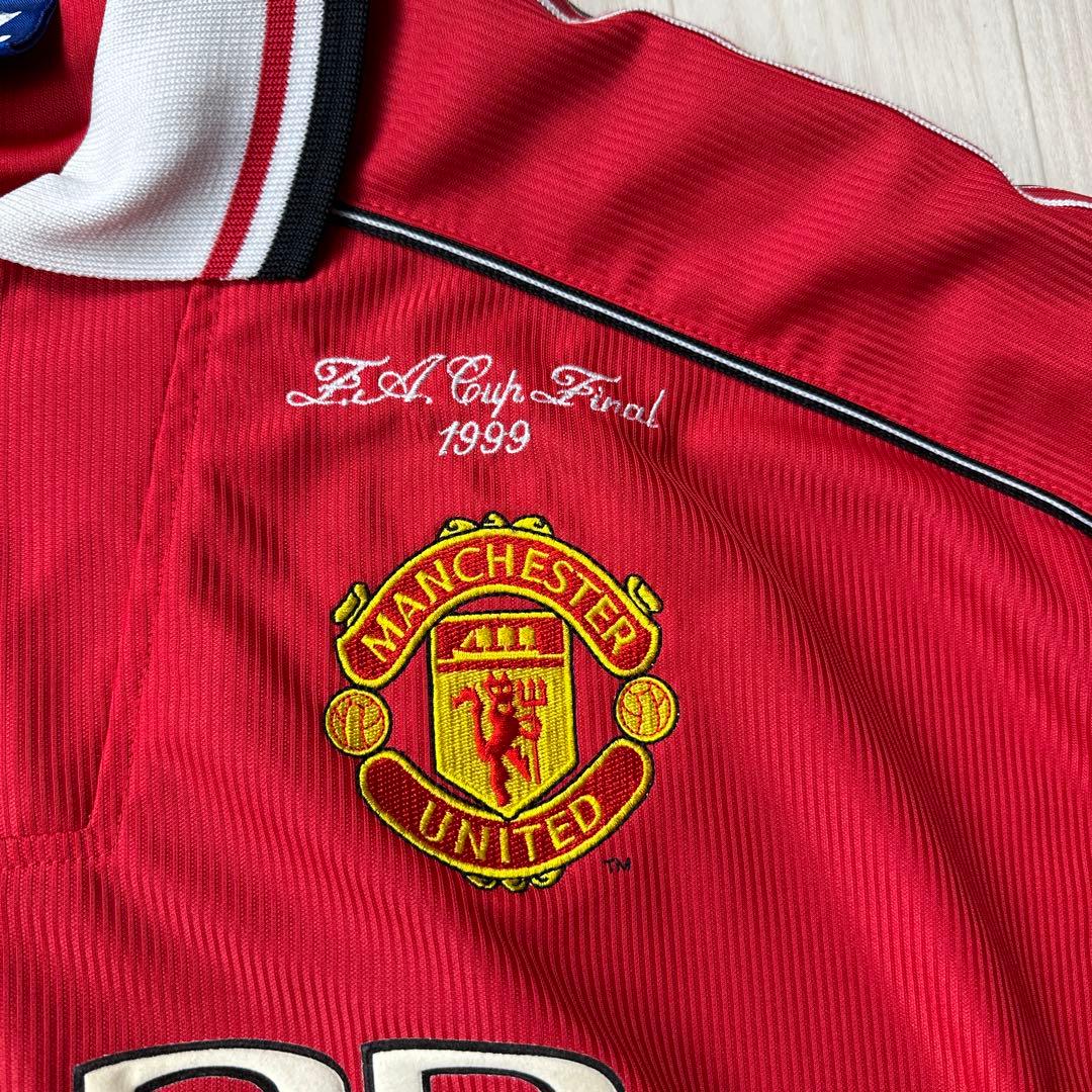 アンブロマンチェスターユナイテッドユニフォーム1999FAカップファイナル刺繍