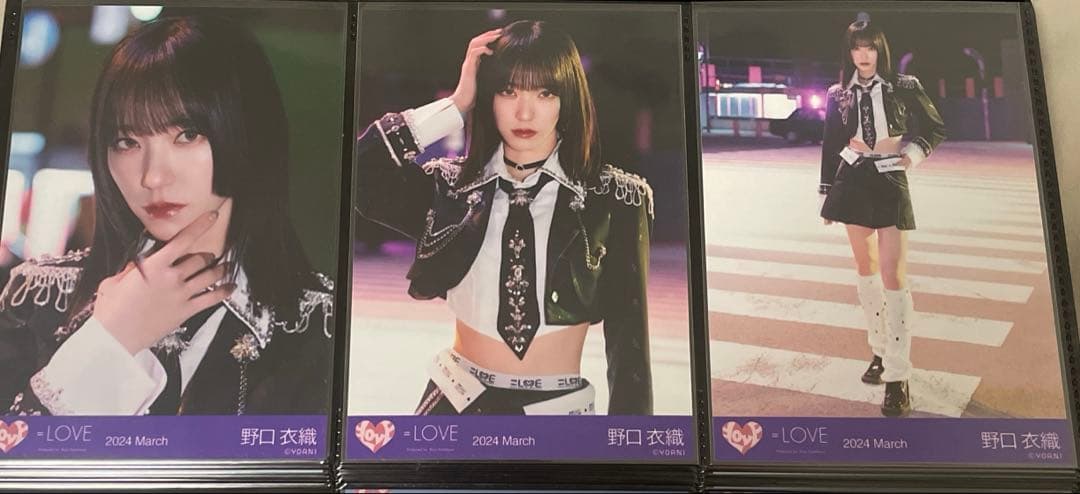 の*@様 野口衣織　生写真 呪って呪って コンプ