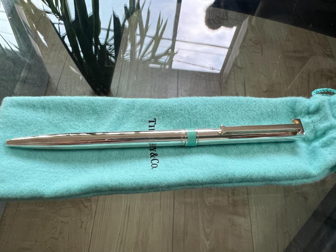【新品・未使用】Tiffany & Co. ボールペン シルバー ターコイズ