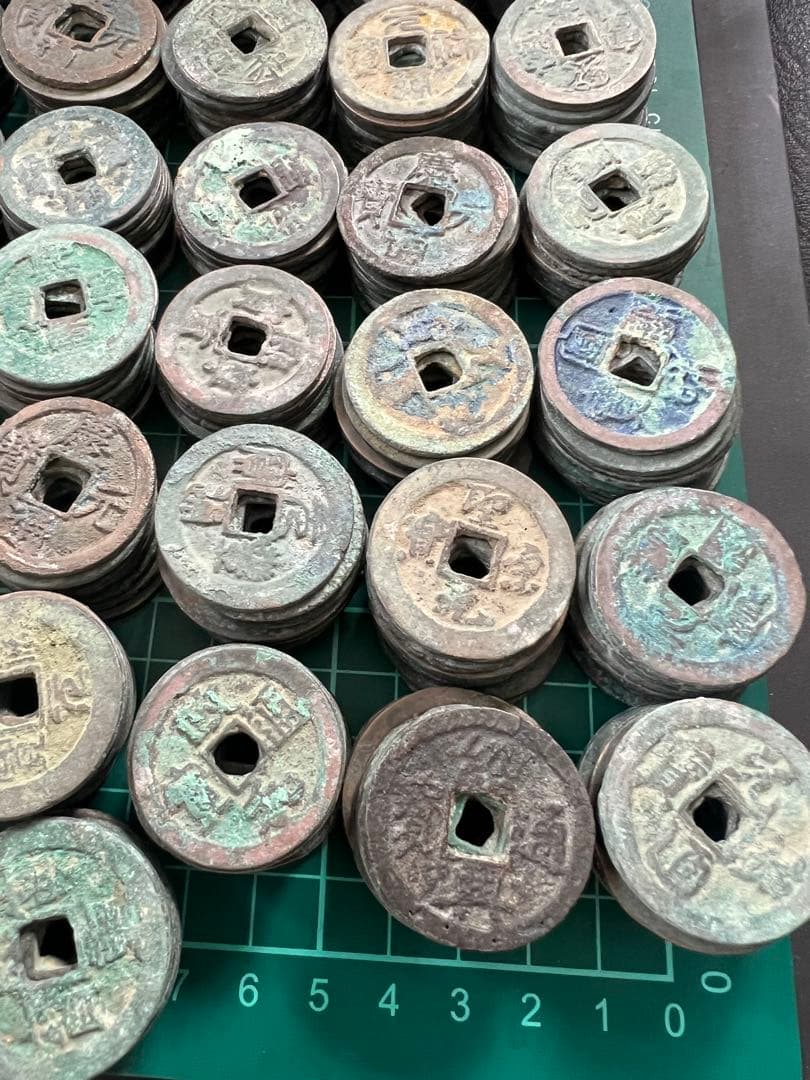 穴銭　中国銭　折ニ銭　500枚ロット