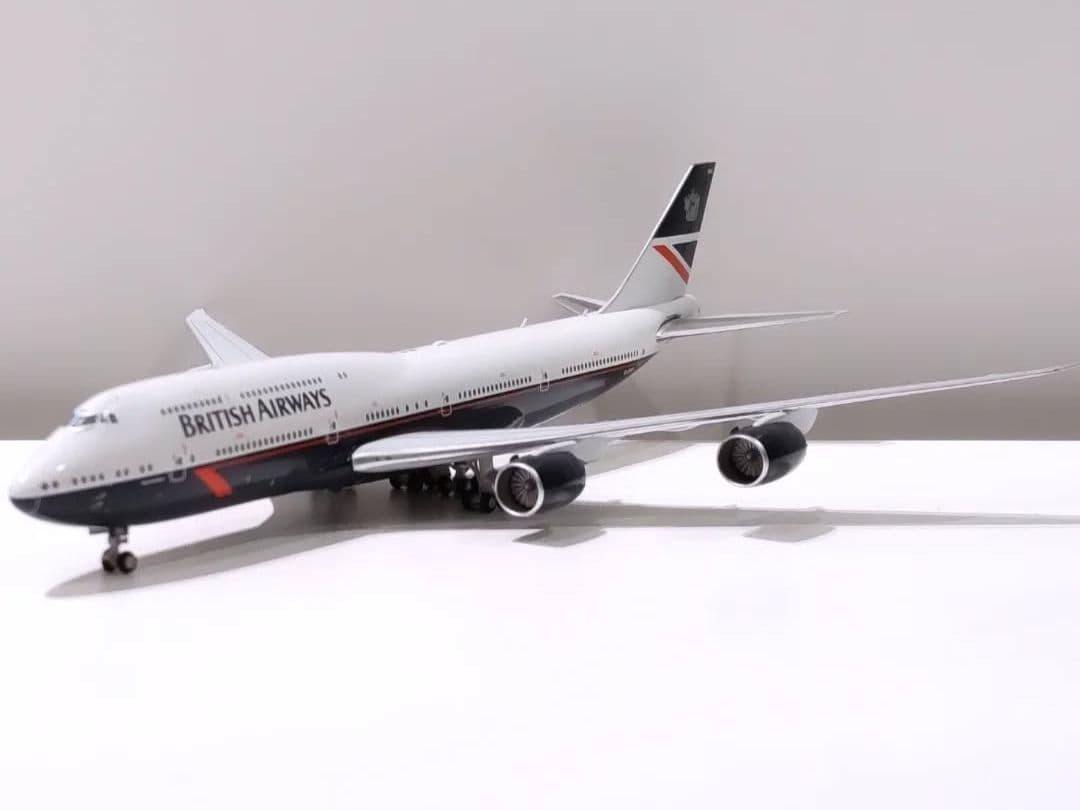 British Airways 747-800 架空 1/400