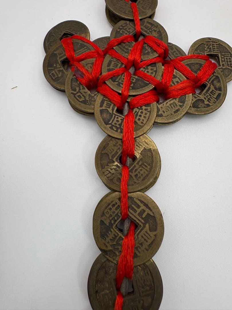 中国美術　五帝銭幣剣　古銭 古錢で作った剣　中国古銭　順治通寶　道光通