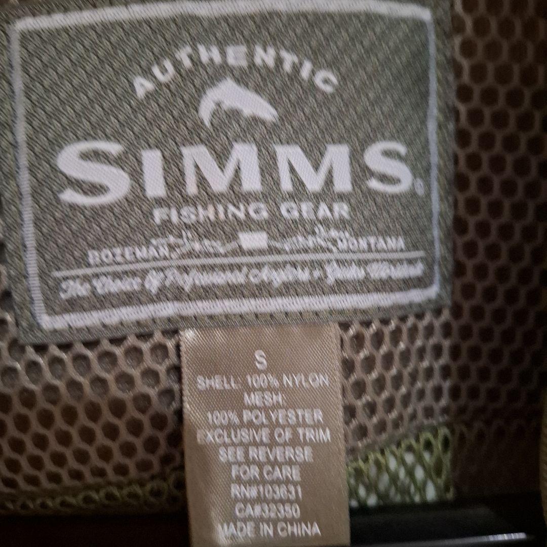 SIMMS フィッシングベスト Sサイズ ベージュ　値下げ可能