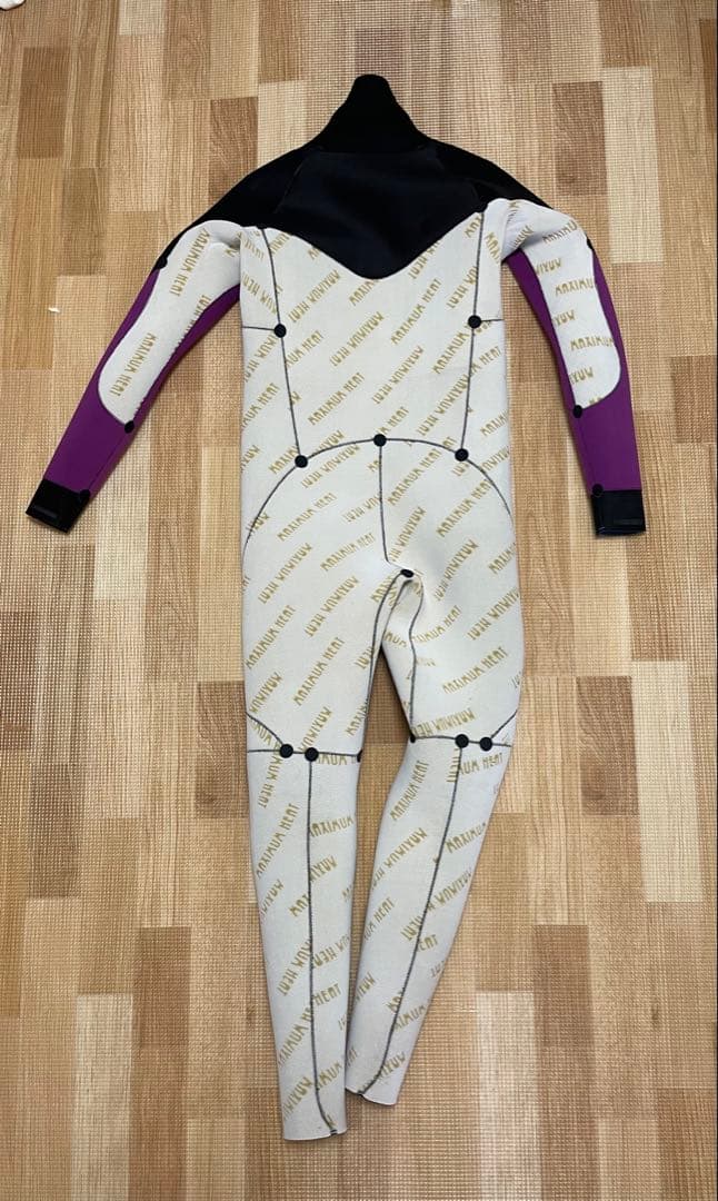 FELLOW メンズ セミドライ ロングチェストジップ フルスーツ　5×3mm