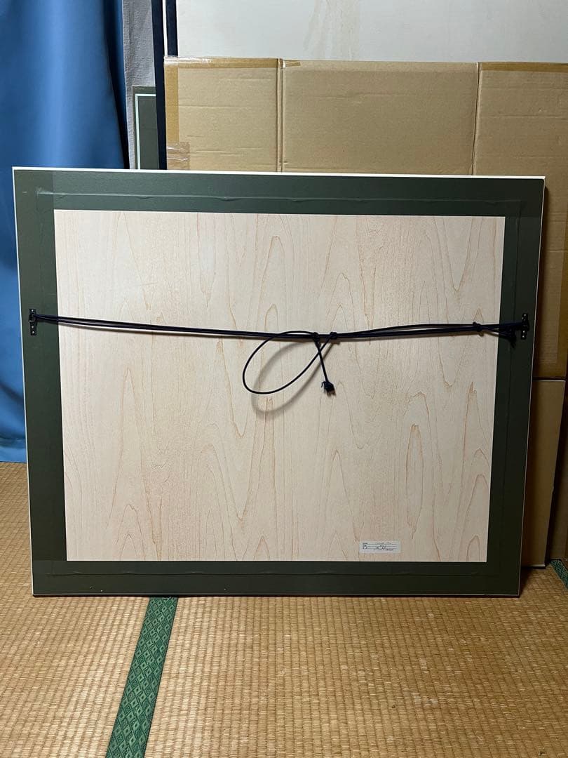 ミッシェル・バテュ「入江にて」65/100 シルクスクリーン 直筆サイン