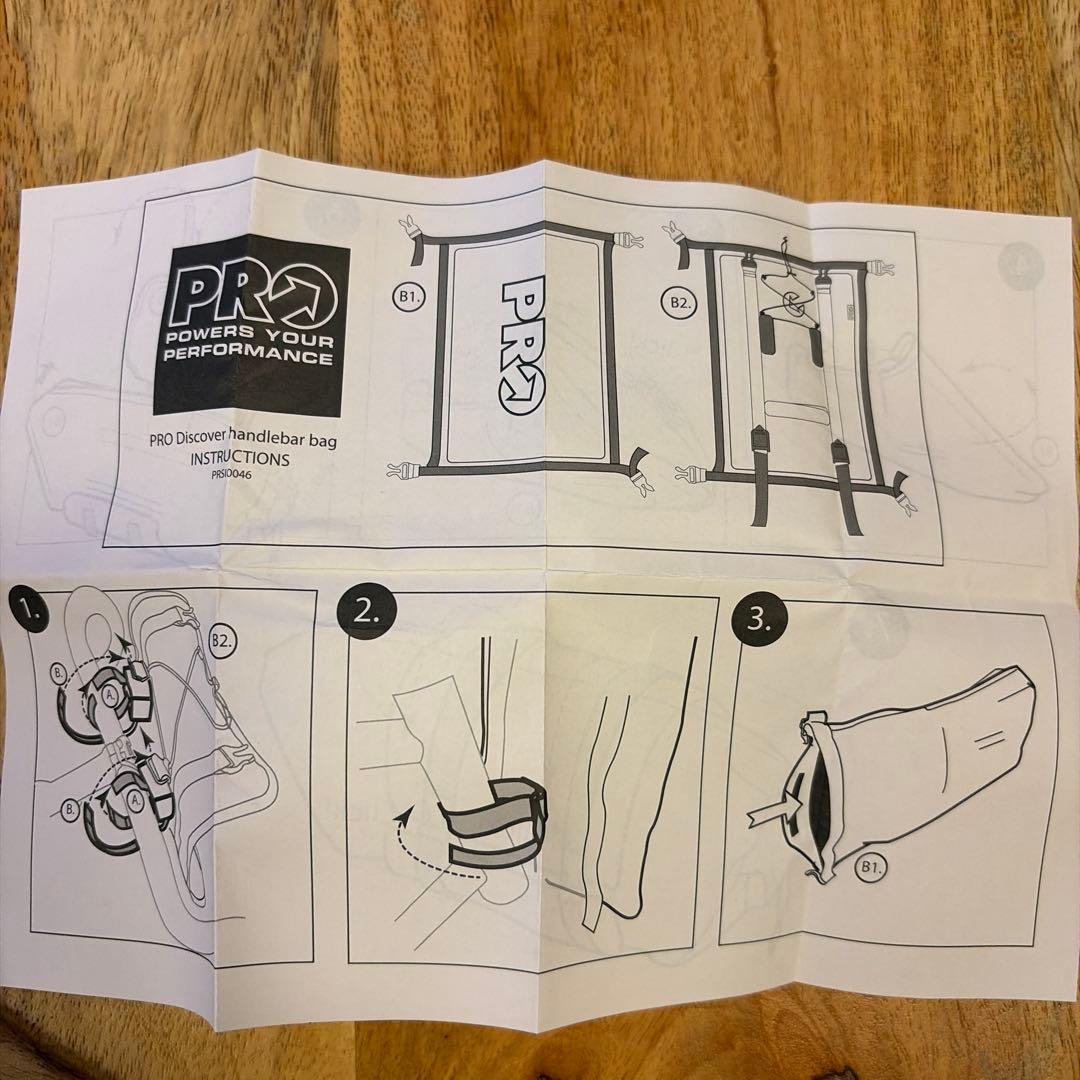 シマノプロ SHIMANO PRO DISCOVER ハンドルバーバッグ グレイ