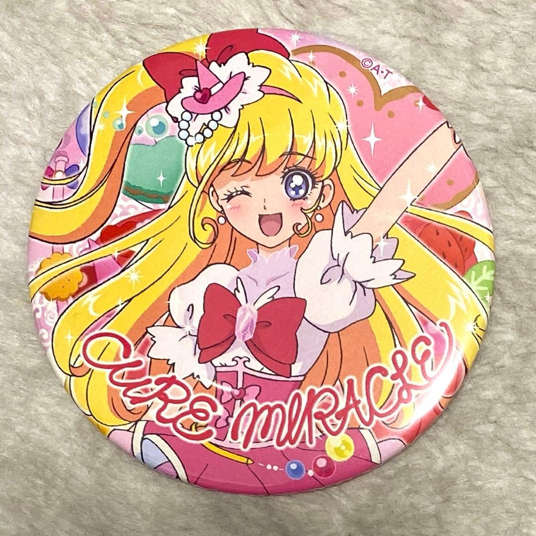 魔法つかいプリキュア！　バースデー　ドでか缶バッジ　キュアミラクル