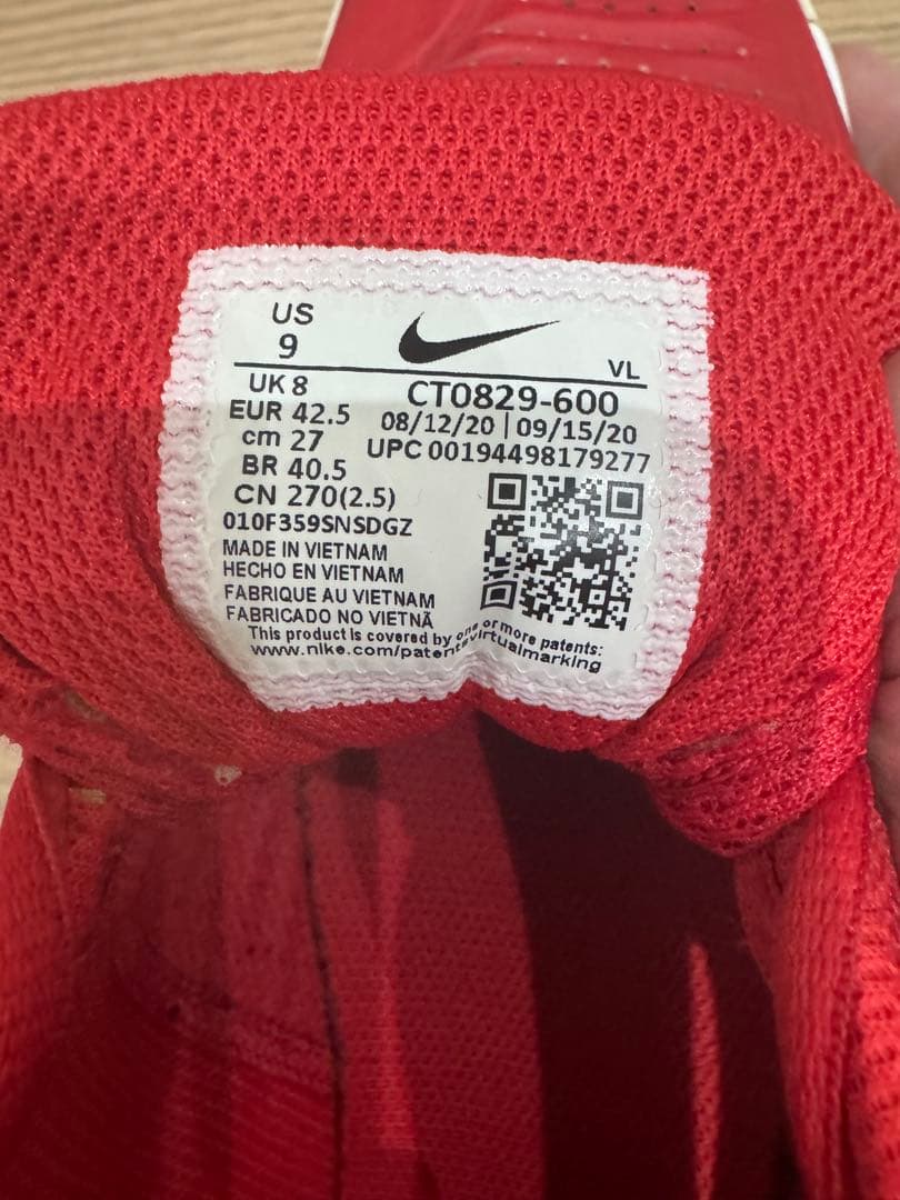 Nike CT0829-600 baseball スパイクシューズ 27cm