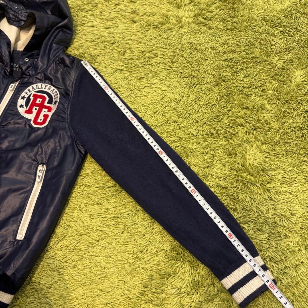 パーリーゲイツ PEARLYGATES ジップジャケット ワッペン ネイビー 0