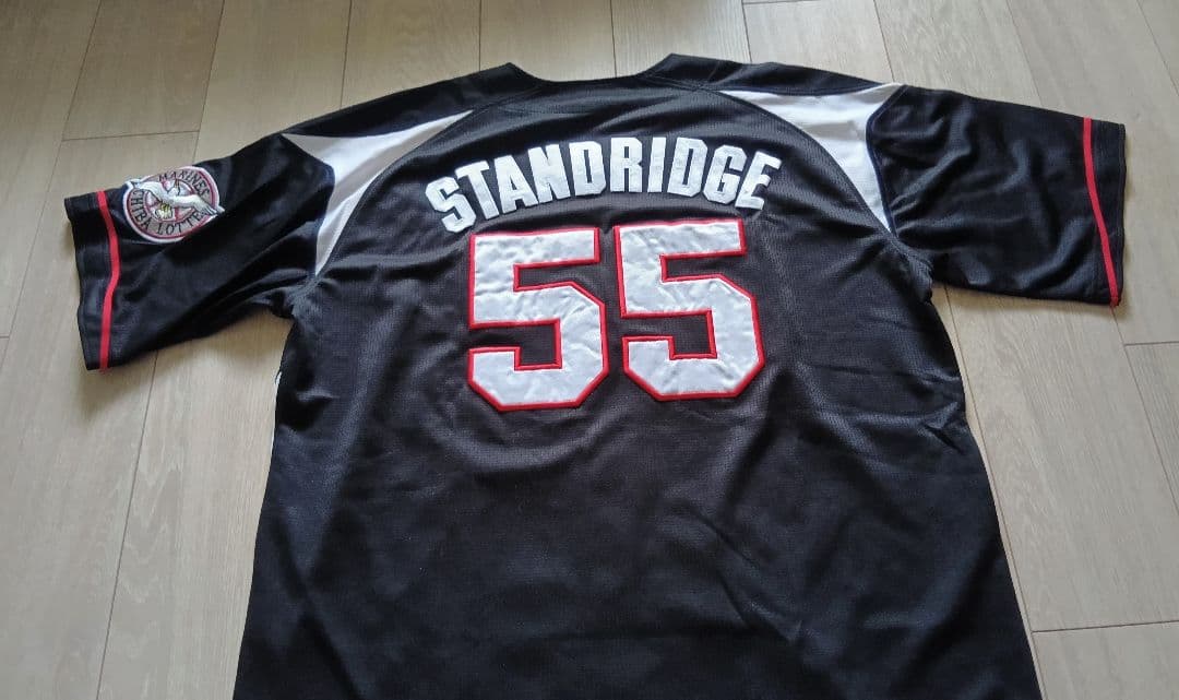 【レア】ロッテ　マリーンズ　スタンリッジ　ユニフォーム　デサント　フリー