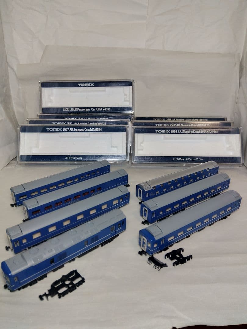 A*a様 TOMIX 24系25形特急寝台客車 単品7両セット（旧製品）