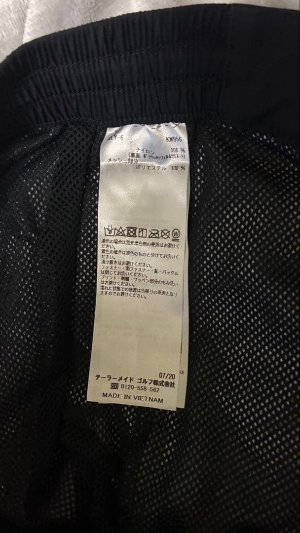 TaylorMade レインウェア上下セット ブラック サイズ上O(LL)下 L