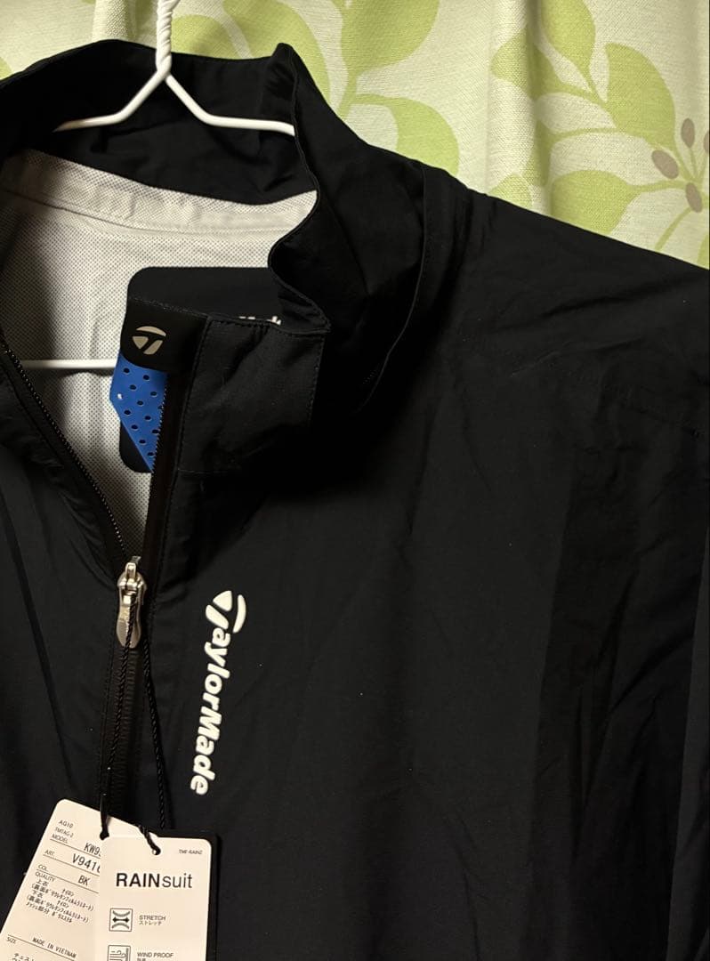 TaylorMade レインウェア上下セット ブラック サイズ上O(LL)下 L