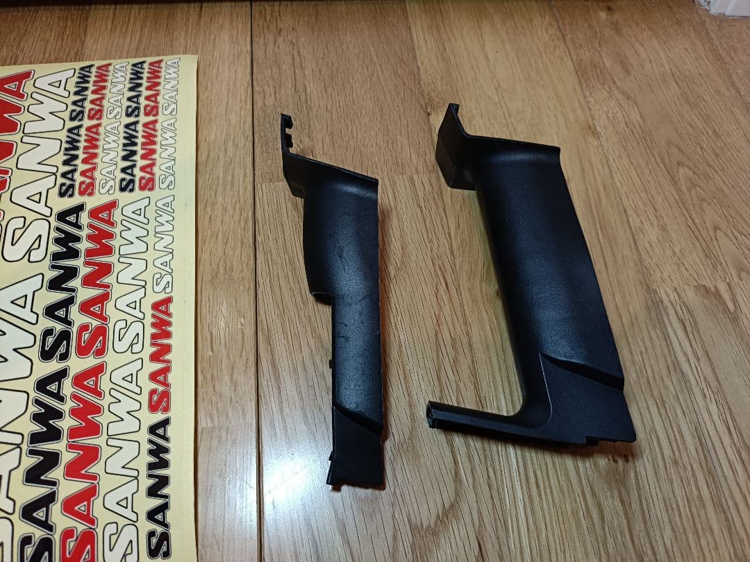 SANWA M12 送信機のみ アクティブホビー製ステアリングホイール付き