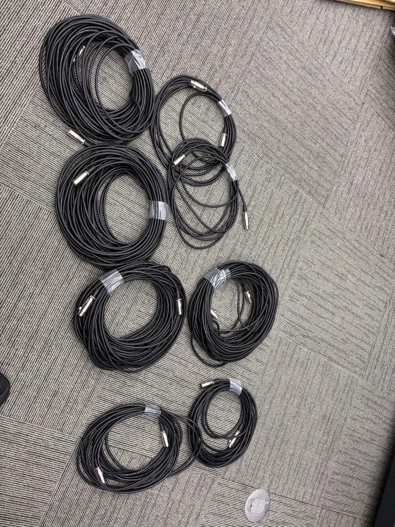 XLRケーブル 複数本 黒 クラシックプロ