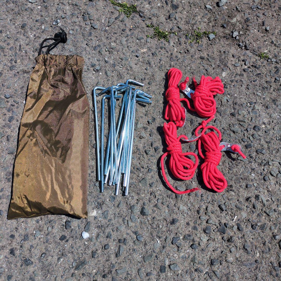 【美品】Coleman アテナワイドツーリング 130 バイク グランドシート付