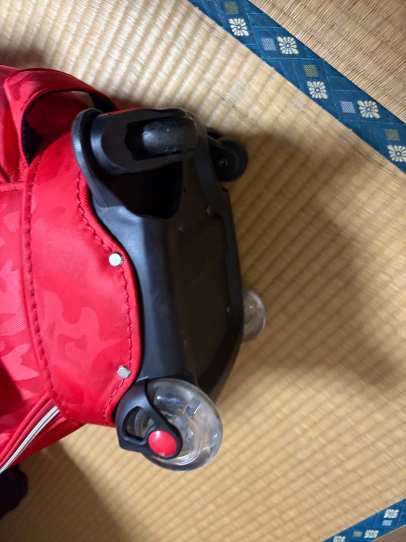 HONMA キャスター付　キャディバック　レッド