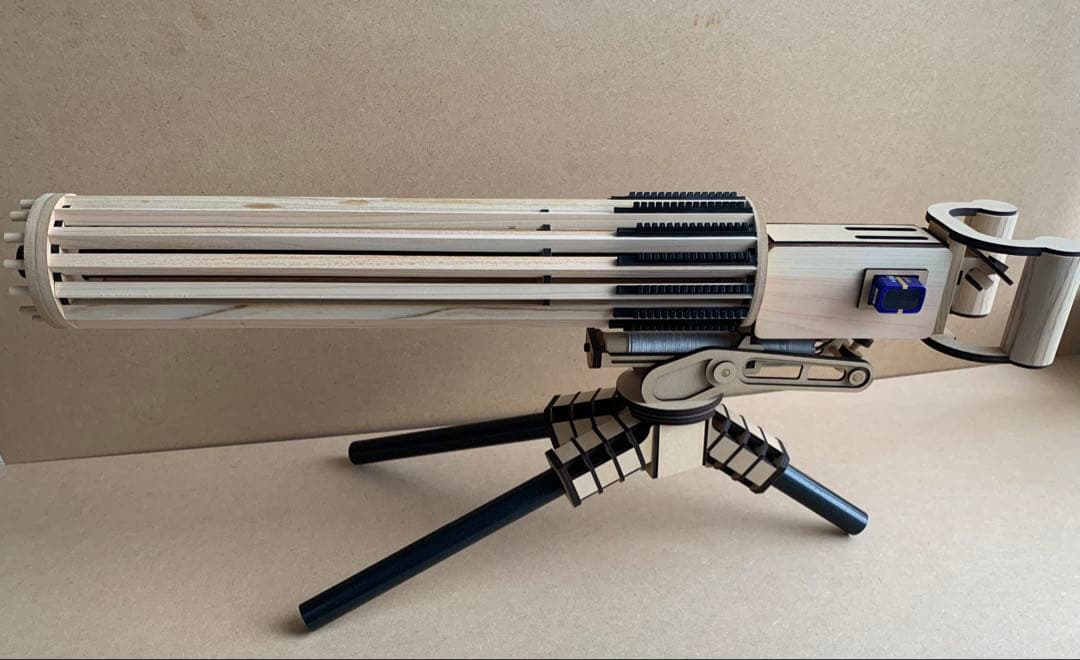 電動　ガトリング　ゴム銃