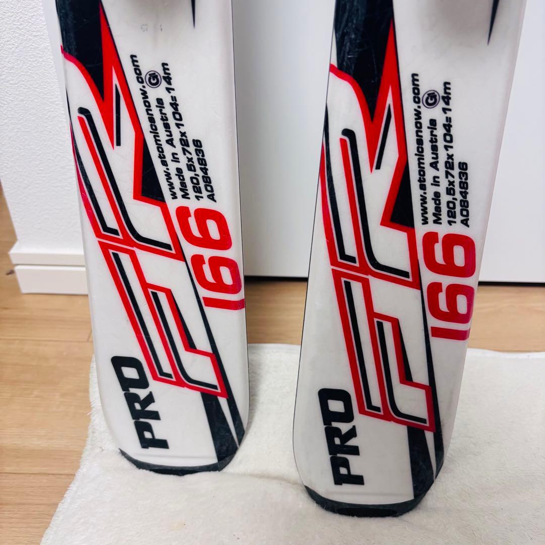 アトミック スキー板　アトミックプロ　166cm ビンディング付き