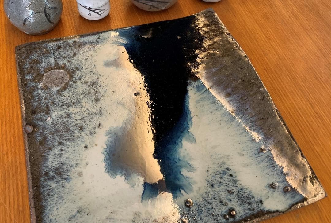 #唐津焼 #丸田宗彦 #朝鮮唐津陶板