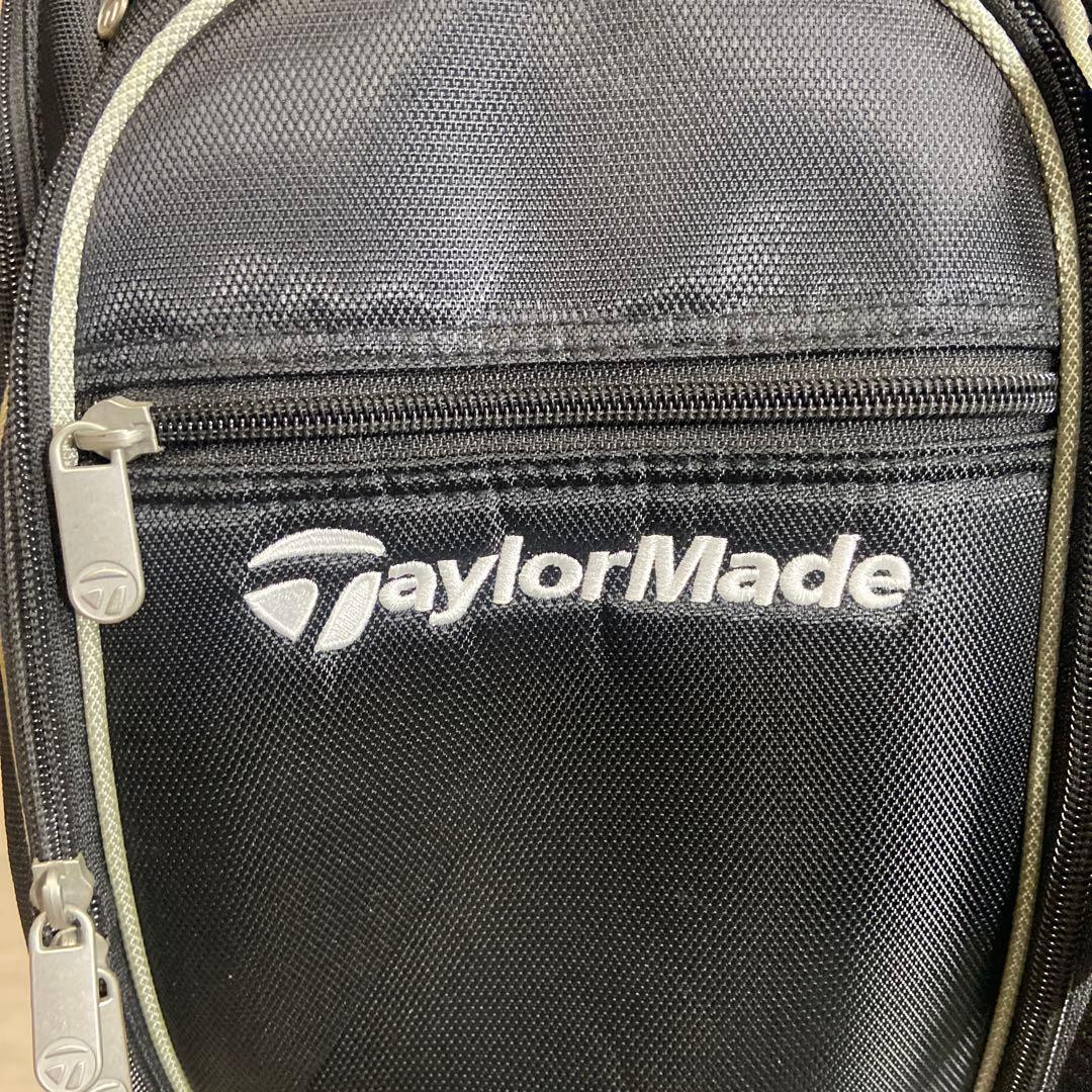 TaylorMade キャディバッグ 黒　白　ゴルフバッグ　テーラーメイド