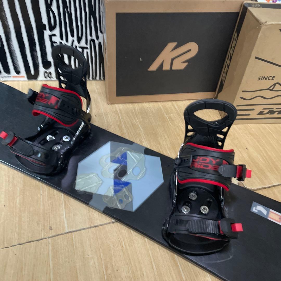 BURTON×JOYRIDE　バートンスノーボードセット　バインディング付