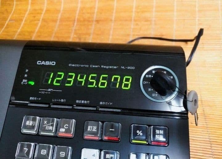 カシオレジスター　SE-S20/NL200　人気機種　送料無料　008801