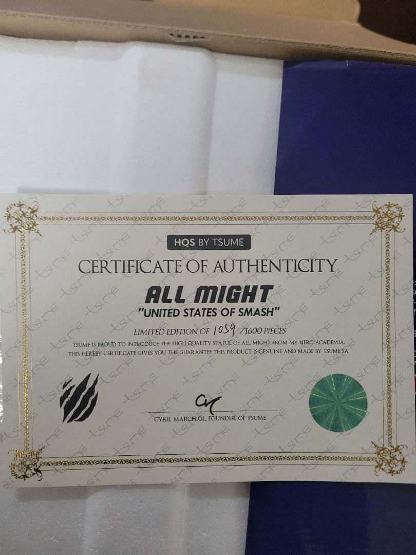 Tsume art　オールマイト　フィギュア　ガレージキット