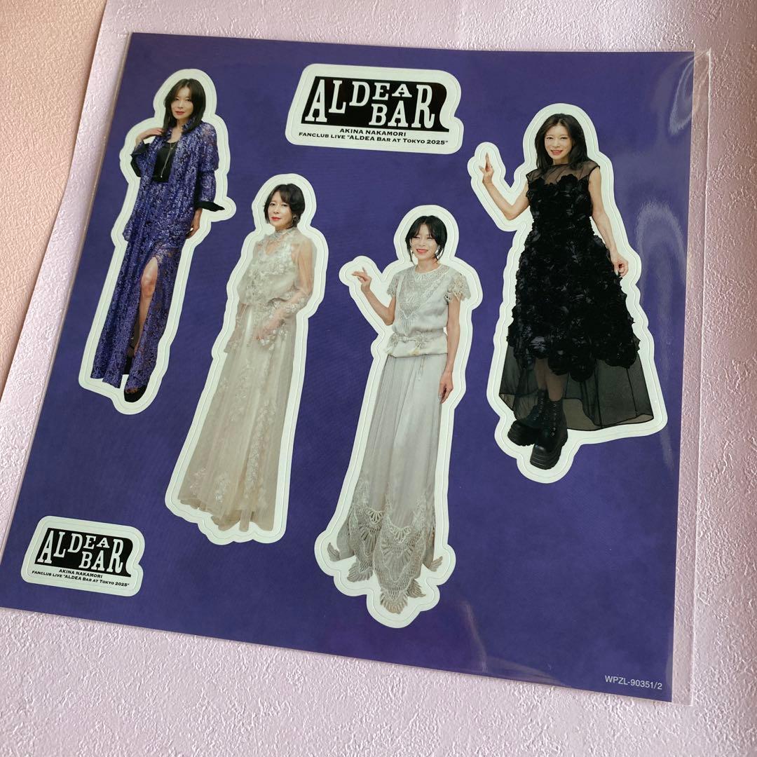 中森明菜 ALDEA Bar アクリルスタンド、ステッカー　3点セット