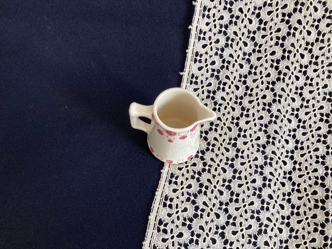 フランスアンティーク クレイユモントロー ミルクピッチャー