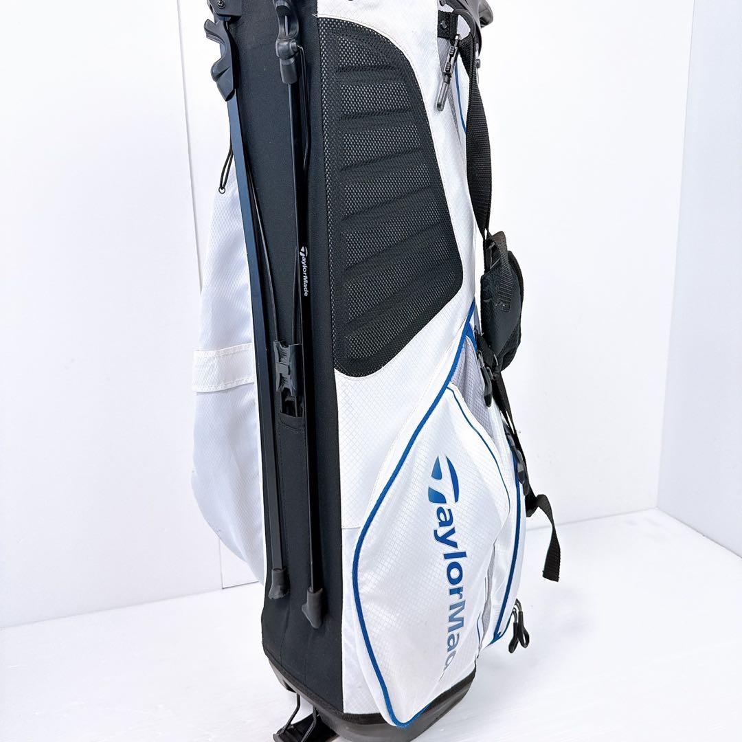 テーラーメイド　キャディバッグ　ホワイト　スタンド式／TaylorMade　白