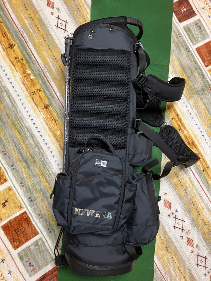 NEW ERA スタンド付きゴルフバッグ ブラック
