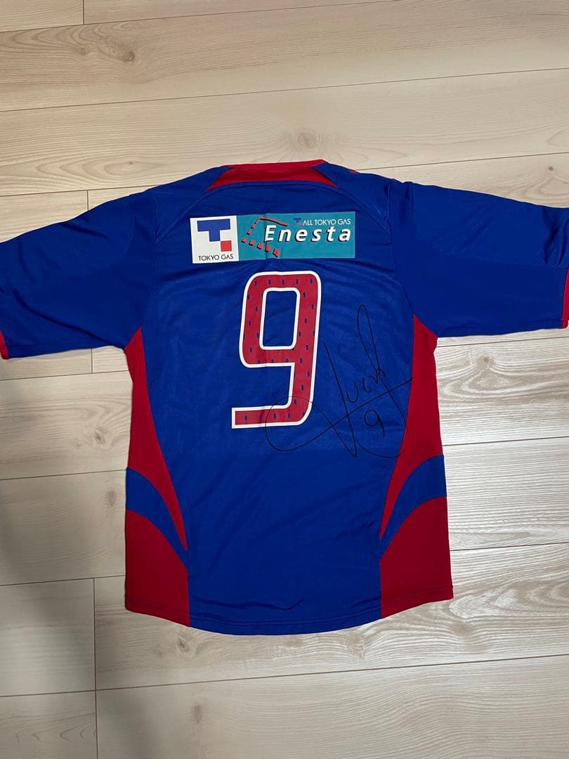 FC東京　ルーカス　直筆サイン入　ユニフォーム 2005年
