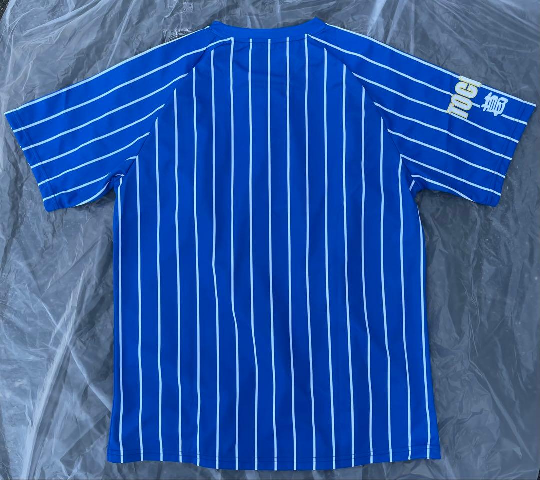 青藍泰斗高校 応援ユニフォーム　Ｓサイズ　ブルーストライプ　栃木県優勝　甲子園