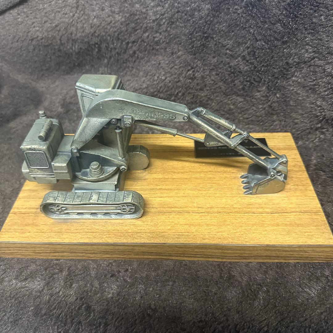 三菱パワーショベル 30,000台 販売達成記念 金属製置物 三菱重工