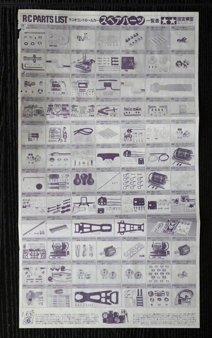 【ろこ】タミヤ　ワイルドワン　WILD ONE 当時物