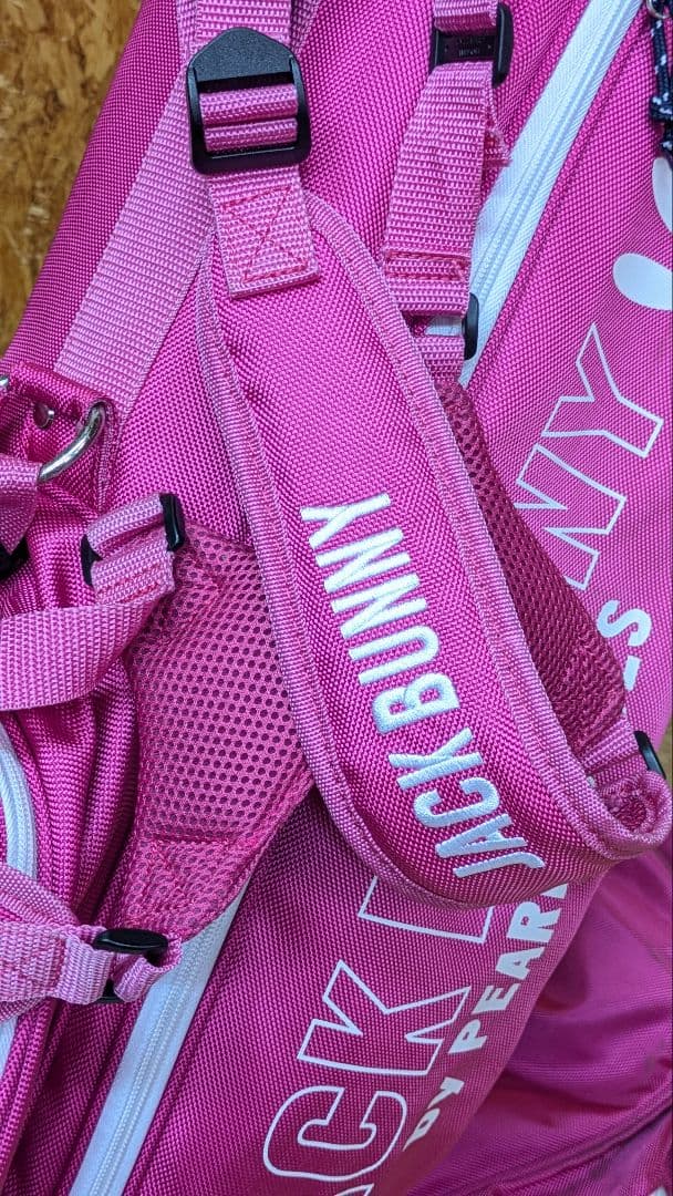 JACK BUNNY ピンク スタンドバッグ