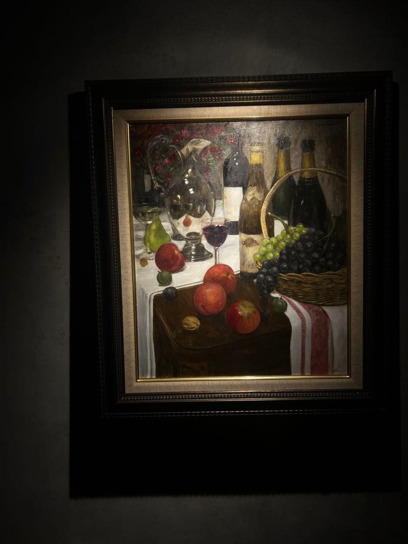 他の人発送×尾野裕一【静物】油彩画　肉筆サインあり